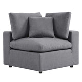 Commix Sunbrella® Outdoor Patio Loveseat Gray EEI-5577-SLA