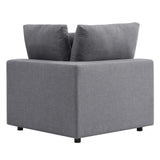 Commix Sunbrella® Outdoor Patio Loveseat Gray EEI-5577-SLA