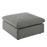 Commix 4-Piece Outdoor Patio Sectional Sofa Charcoal EEI-5580-CHA