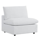 Commix 5-Piece Sunbrella® Outdoor Patio Sectional Sofa White EEI-5584-WHI
