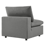 Commix 5-Piece Outdoor Patio Sectional Sofa Charcoal EEI-5587-CHA
