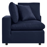 Modway Furniture Commix 5-Piece Outdoor Patio Sectional Sofa XRXT Navy EEI-5589-NAV