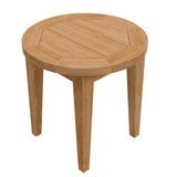 Modway Furniture Brisbane Teak Wood Outdoor Patio Side Table XRXT Natural EEI-5604-NAT