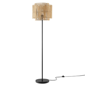 Modway Furniture Nourish Bamboo Floor Lamp XRXT Natural EEI-5611-NAT