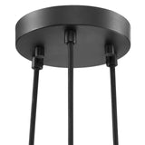 Modway Furniture Chalice 3-Light Metal Pendant XRXT Black EEI-5614-BLK