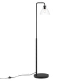 Modway Furniture Element Transparent Glass Glass and Metal Floor Lamp XRXT Black EEI-5618-BLK