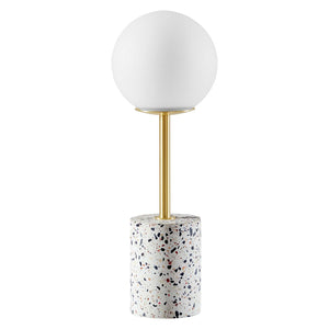 Modway Furniture Logic Terrazzo Table Lamp XRXT White EEI-5625-WHI