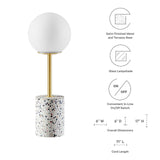 Modway Furniture Logic Terrazzo Table Lamp XRXT White EEI-5625-WHI