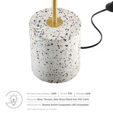 Modway Furniture Logic Terrazzo Floor Lamp XRXT White EEI-5626-WHI