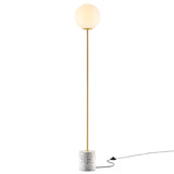 Modway Furniture Logic Terrazzo Floor Lamp XRXT White EEI-5626-WHI