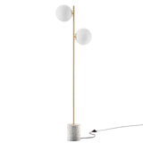 Modway Furniture Logic Terrazzo Floor Lamp XRXT  EEI-5628-WHI