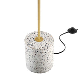 Modway Furniture Logic Terrazzo Floor Lamp XRXT  EEI-5628-WHI