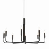 Modway Furniture Rekindle 8-Light Chandelier 0423 Black EEI-5636-BLK