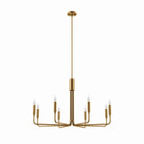 Modway Furniture Rekindle 8-Light Chandelier 0423 Satin Brass EEI-5636-SBR