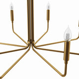 Modway Furniture Rekindle 8-Light Chandelier 0423 Satin Brass EEI-5636-SBR