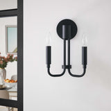 Modway Furniture Rekindle 2-Light Wall Sconce 0423 Black EEI-5638-BLK