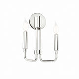 Modway Furniture Rekindle 2-Light Wall Sconce 0423 Polished Nickel EEI-5638-PON