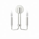 Modway Furniture Rekindle 2-Light Wall Sconce 0423 Polished Nickel EEI-5638-PON