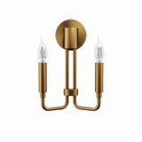 Modway Furniture Rekindle 2-Light Wall Sconce 0423 Satin Brass EEI-5638-SBR