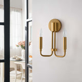 Modway Furniture Rekindle 2-Light Wall Sconce 0423 Satin Brass EEI-5638-SBR