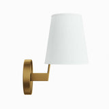 Modway Furniture Surround Wall Sconce 0423 White Satin Brass EEI-5643-WHI-SBR