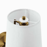 Modway Furniture Surround Wall Sconce 0423 White Satin Brass EEI-5643-WHI-SBR