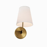 Modway Furniture Surround Wall Sconce 0423 White Satin Brass EEI-5643-WHI-SBR