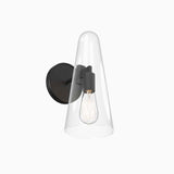 Modway Furniture Beacon 1-Light Wall Sconce 0423 Clear Black EEI-5645-CLR-BLK