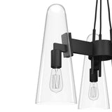 Modway Furniture Beacon 3-Light Pendant Light 0423 Clear Black EEI-5647-CLR-BLK