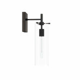 Modway Furniture Skylark Wall Sconce 0423 Clear Black EEI-5649-CLR-BLK