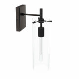 Modway Furniture Skylark Wall Sconce 0423 Clear Black EEI-5649-CLR-BLK