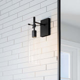 Modway Furniture Skylark Wall Sconce 0423 Clear Black EEI-5649-CLR-BLK