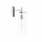 Modway Furniture Skylark Wall Sconce 0423 Clear Polished Nickel EEI-5649-CLR-PON