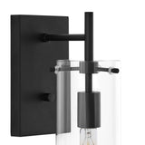 Modway Furniture Skylark Wall Sconce 0423 Clear Black EEI-5650-CLR-BLK