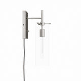 Modway Furniture Skylark Wall Sconce 0423 Clear Polished Nickel EEI-5650-CLR-PON