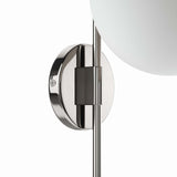 Modway Furniture Stellar 1-Light Wall Sconce 0423 Opal Polished Nickel EEI-5654-OPA-PON