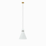 Modway Furniture Starlight 1-Light Pendant Light 0423 White Satin Brass EEI-5659-WHI-SBR