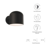 Modway Furniture Avenue 1-Light Wall Sconce 0423 Black EEI-5662-BLK