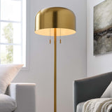 Modway Furniture Avenue Floor Lamp 0423 Satin Brass EEI-5663-SBR