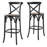 Modway Furniture Gear Bar Stool 0423 Black EEI-5668-BLK