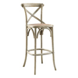 Modway Furniture Gear Bar Stool 0423 Gray EEI-5668-GRY