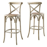 Modway Furniture Gear Bar Stool 0423 Gray EEI-5668-GRY