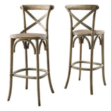 Modway Furniture Gear Bar Stool 0423 Gray EEI-5668-GRY