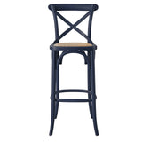 Modway Furniture Gear Bar Stool 0423 Midnight Blue EEI-5668-MID