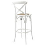 Modway Furniture Gear Bar Stool 0423 White EEI-5668-WHI