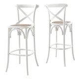 Modway Furniture Gear Bar Stool 0423 White EEI-5668-WHI