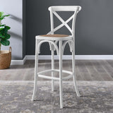 Modway Furniture Gear Bar Stool 0423 White EEI-5668-WHI