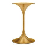 Lippa 20" Round Side Table Gold Cherry Walnut EEI-5684-GLD-CHE