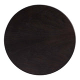 Lippa 20" Round Side Table Gold Walnut EEI-5684-GLD-WAL