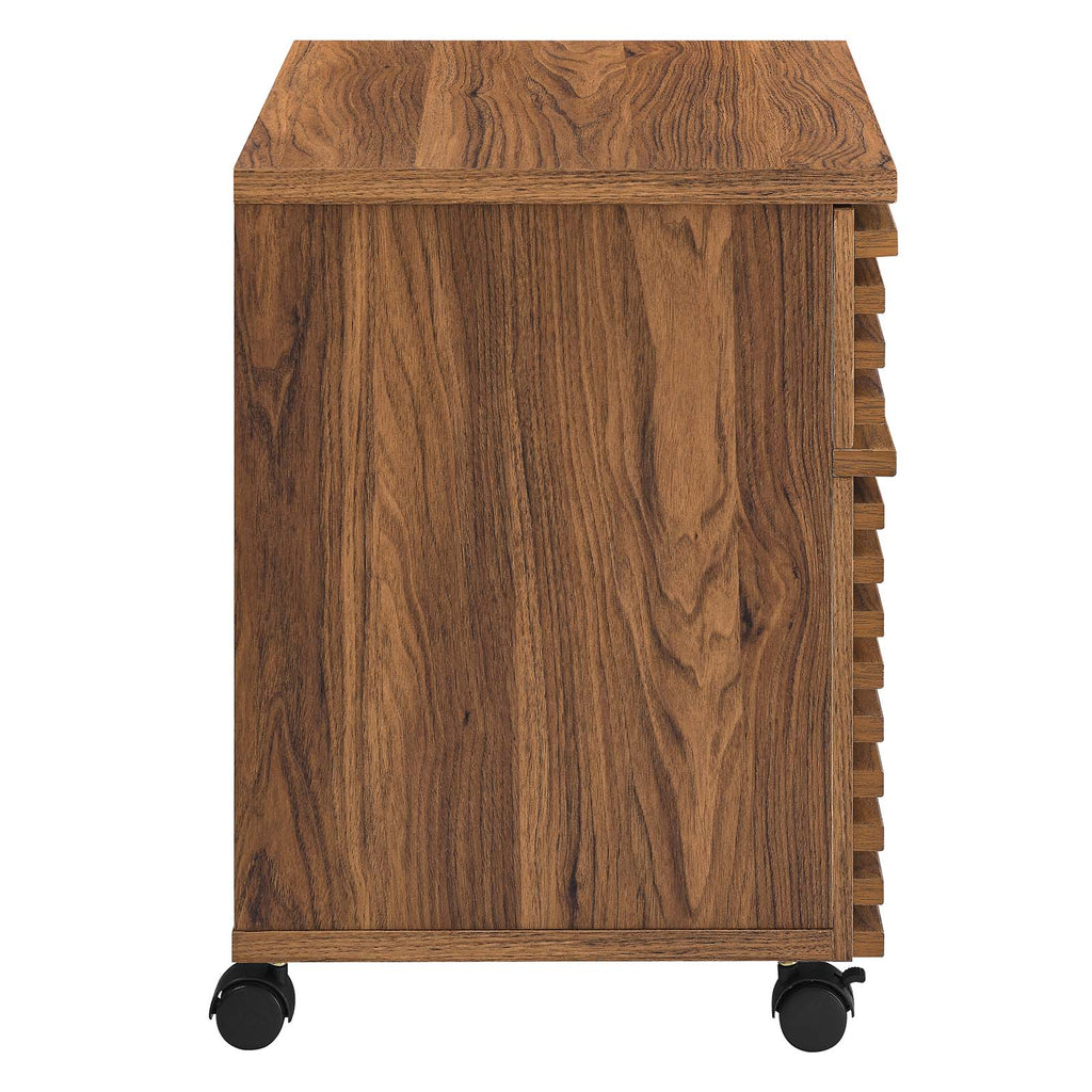 Modway Furniture Render Wood File Cabinet XRXT Walnut EEI-5704-WAL